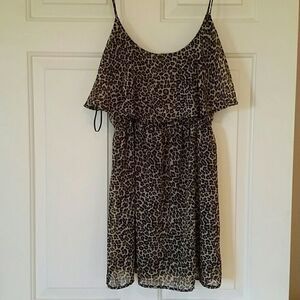 Foreign exchange  animal pattern Dress size small.